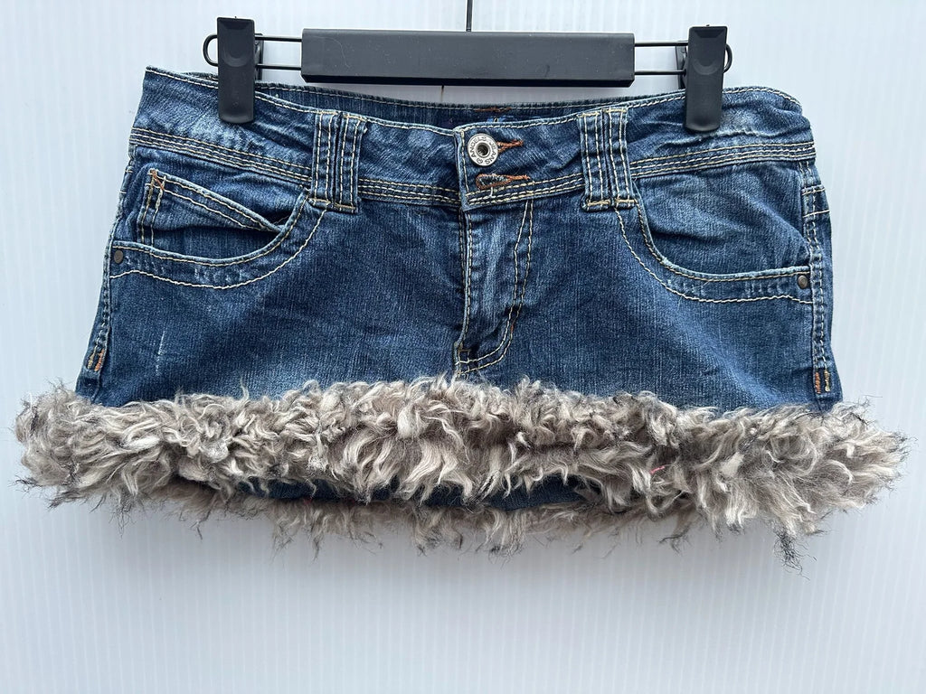 Y2K re-work denim skirts 10 pieces