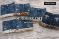Y2K re-work denim skirts 10 pieces