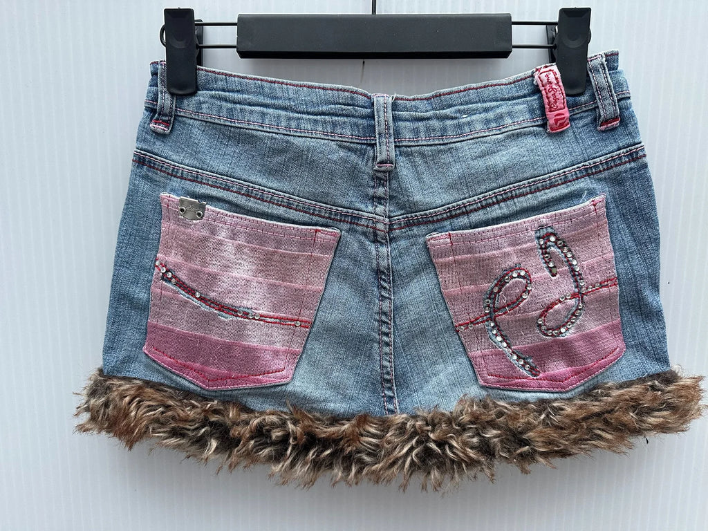 Y2K re-work denim skirts 10 pieces