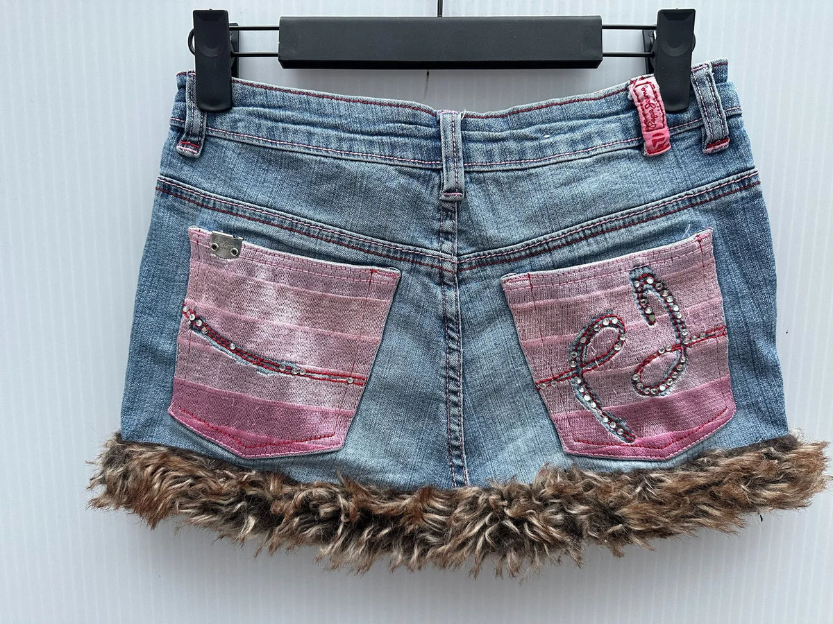 Y2K re-work denim skirts 10 pieces